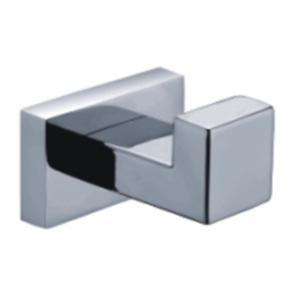 Quality Stainless steel material Square design satin Finished washing room durable cloth robe hook wholesale