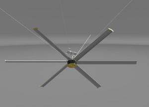 Quality 24FT Big commercial Warehouse Ceiling Fans wholesale