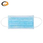 Blue Disposable Earloop Face Mask , Highly Breathable Non Woven Fabric Face Mask