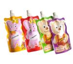 side spout pouch packaging for drink, bottom gusset bag