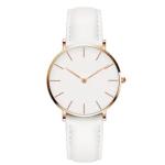 50M Water Resistant Leather Watch