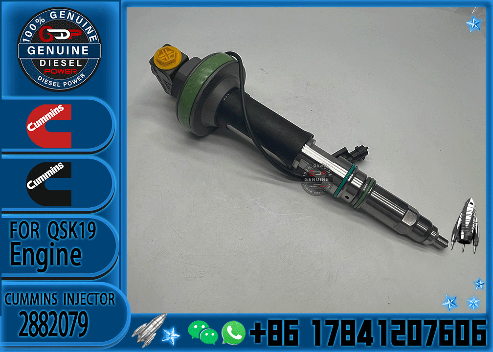 Common rail injector fuel injector F00BJ00071 2882079 2867149 F00BJ00005 for Cummins QSK19 Engine