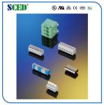 5.0mm Pcb Terminal Block Connectors 10A Green PA66 Brass 300V 2-28 Poles