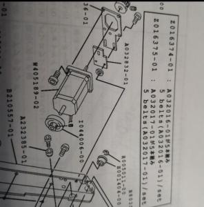 Quality Noritsu QSS2301 Minilab Spare Part Exposure Belt Z016372-01 Z016373-01 Z016374-01 Z016375-01 wholesale