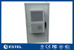 20U Capacity Outdoor Telecom Enclosure Galvanized Steel Single Wall With Heat