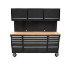 72 Inch Stainless Steel Heavy Duty Tool Cabinet for Workshop Equipment Storage