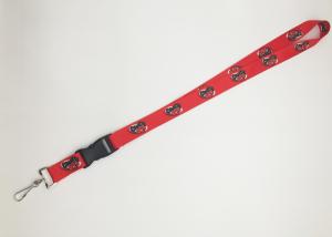 Quality Silk Screen Printing Dye Sublimation Lanyards , Embroidered Lanyard For Whistle wholesale