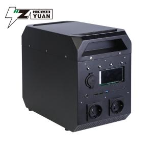 Quality MPPT Lifepo4 Battery Portable Solar Power Station 2000W For Home Camping wholesale