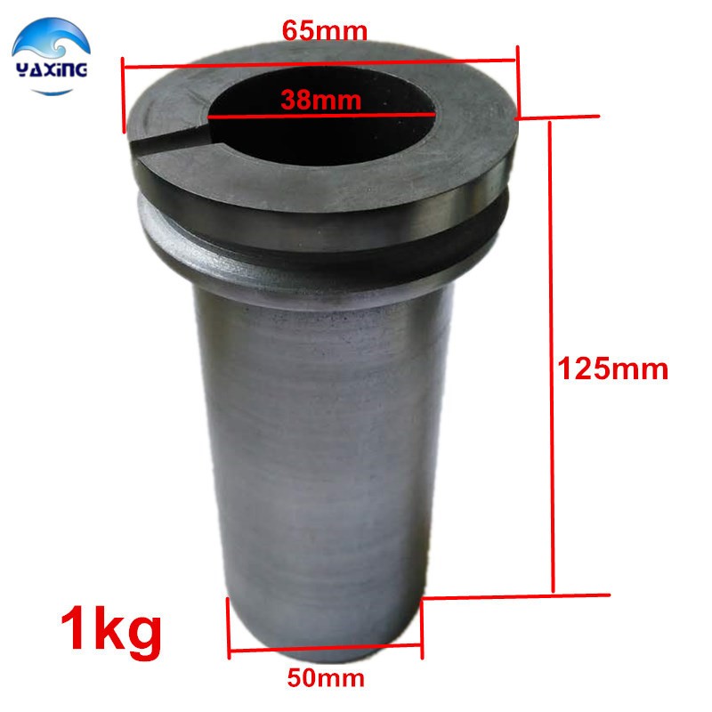 Melting Gold Crucible 1Kg Isostatic Pure Graphite Crucible for Industrial Melting
