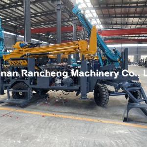 Quality Both Mud Pump DTH Air Drilling RCF220W Rotary Rig - 100 To 220 Meter Capability wholesale