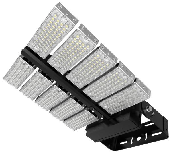 Meanwell Driver High Bay LED 1200W Aluminum Fin Heat Sink Material Ploycarbonate