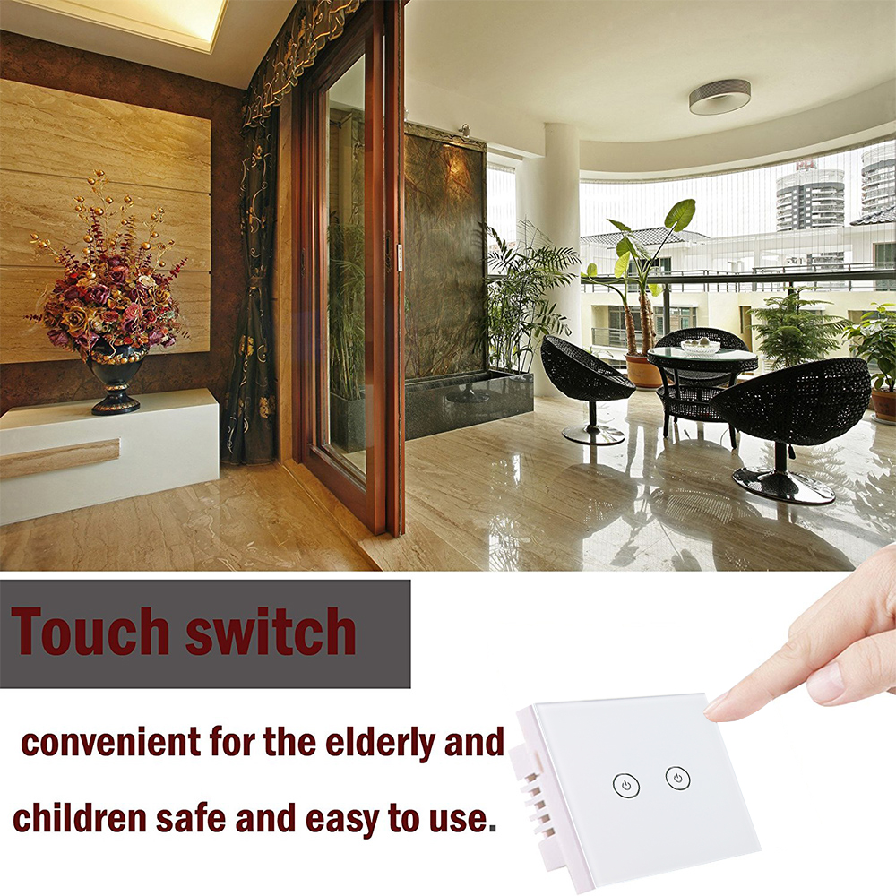 Home Automation WIFI Smart Wall Light Switch 802.11/B/G/N 1 Year Warranty