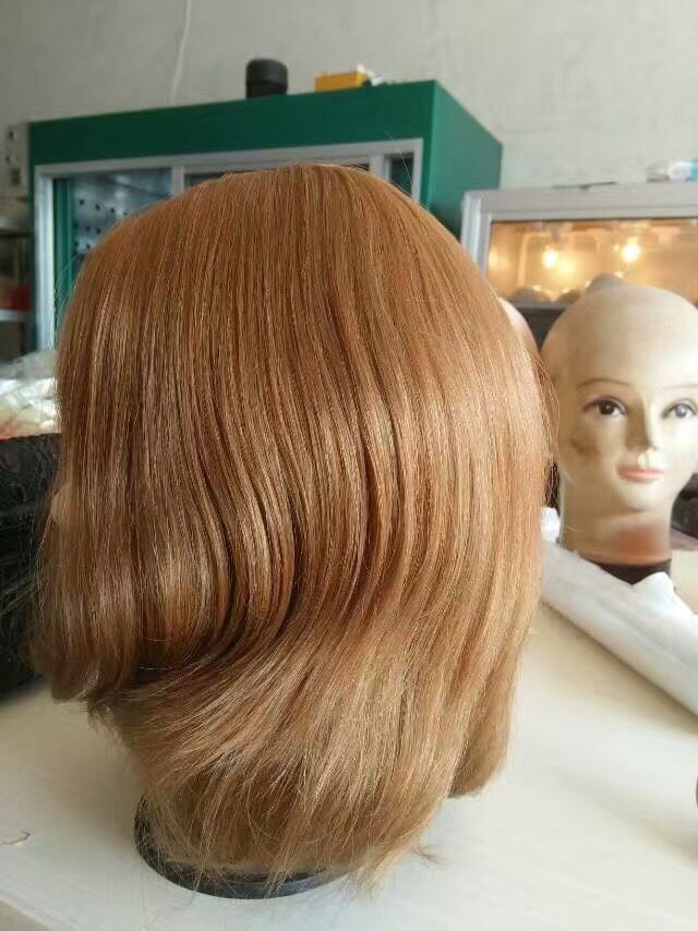 Grade 8A Brazilain Human Hair Silk Top Jewish Wig Kosher Wig