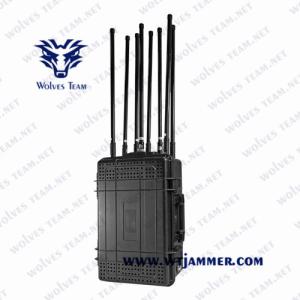 Quality 20MHz- 2500MHz Portable Signal Jammer Waterproof Outdoor Jamming Range 1000m wholesale