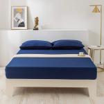 133 * 60 Fabric Density 100% Polyester Microfiber Trim Hem Quick Dry Bed Sheet