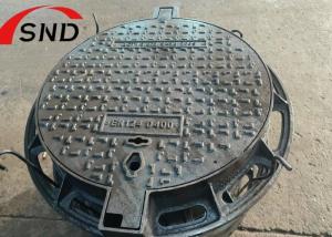 Quality Round Heavy Duty Ductile Iron Cover With Anti Theft D400 Cover And Frame wholesale