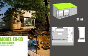 Quality Hot Sale Garden Studio Light Steel Prefab House AU/NZ Cabin Prefabricated House wholesale