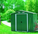 Outdoor Steel Garden Sheds , Metal Outdoor Storage Sheds Resisting Fading