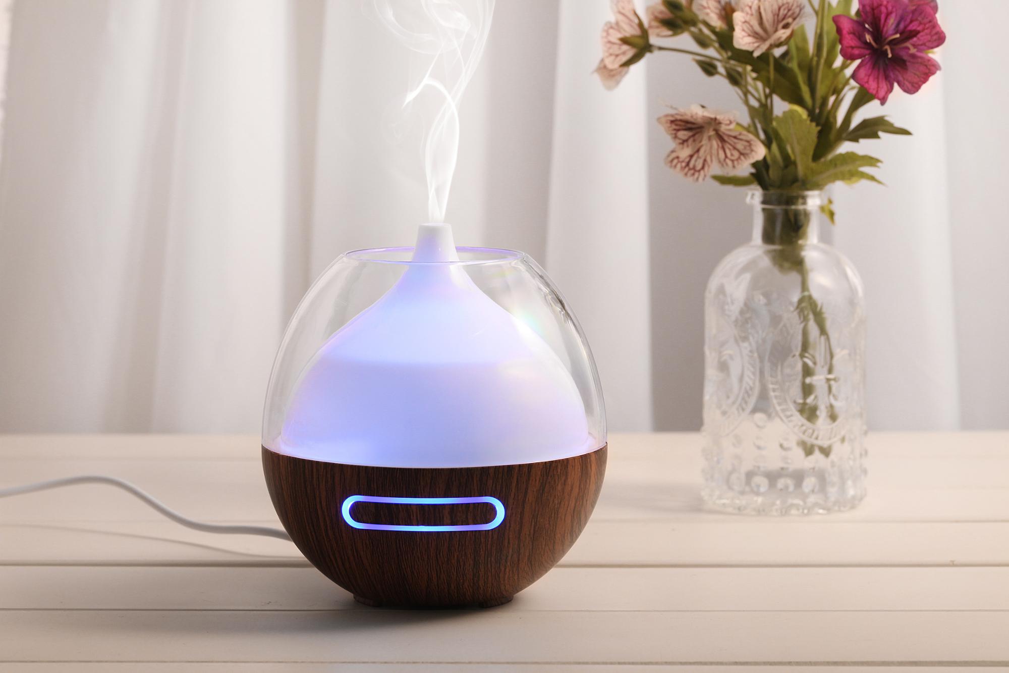 Nordic Design Essential Oil Aroma Diffuser With Colorful LED Lights