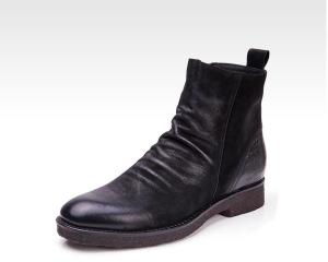 Quality Goodyear Welted Leather Boots , Retro Mens Brogue Chelsea Boots wholesale