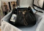 Coco Love Rope Luxury Bucket Bag 32cm Length True Sheepskin Texture