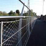 304 316 Ferrules Flexible Stainless Steel Wire Rope Mesh Fence Netting For