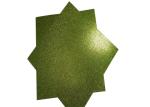 300g Green Glitter Paper , Scrapbooking Double Sided Glitter Cardstock
