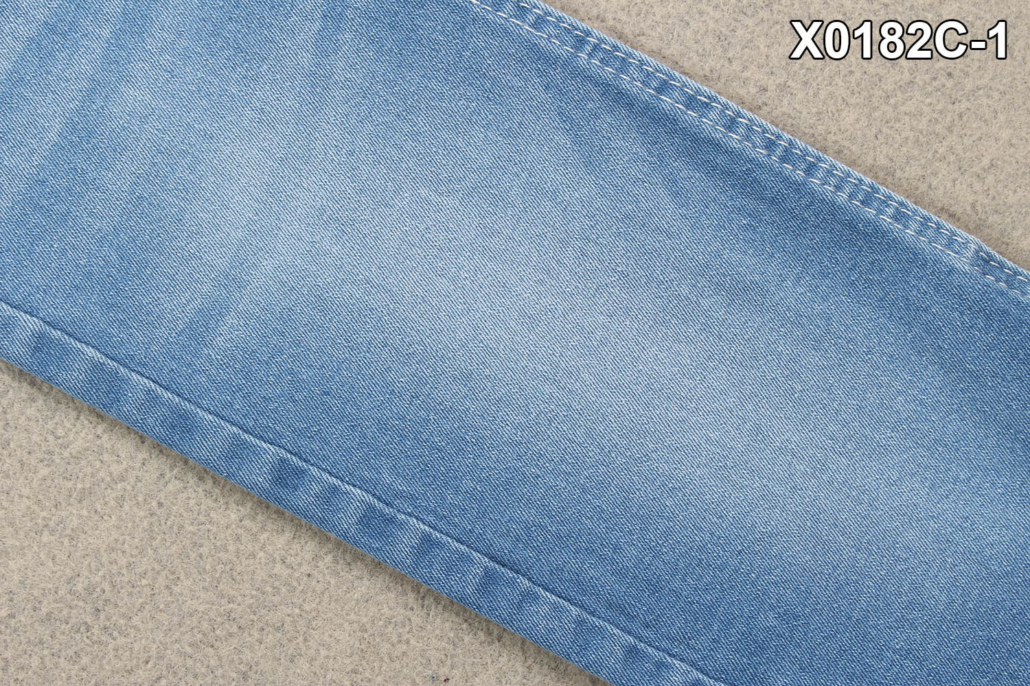 Middle Weight Women Jeans Fabric Stretch Twill Denim Fabric For Regular Girl Pants