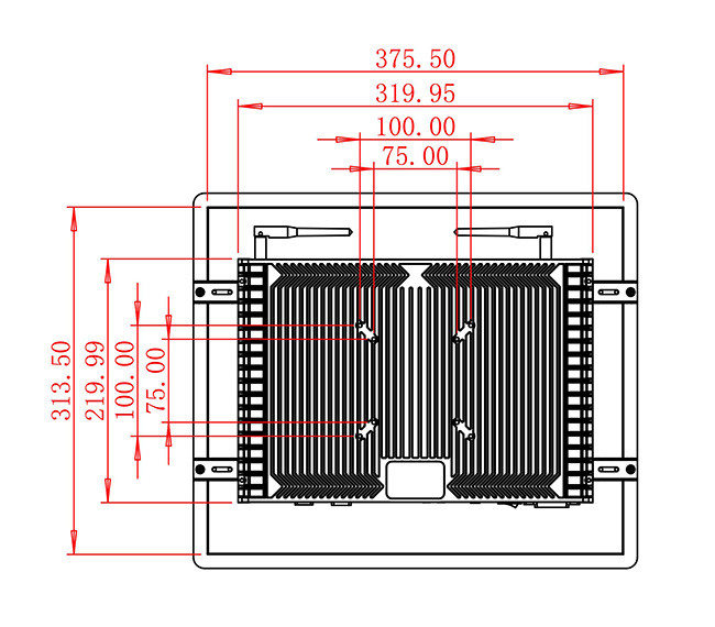 17-Inch Reliable Android Screen for Industrial Monitoring and Logistics Operations