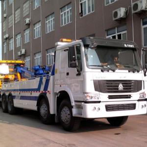 Quality Manual 8X4 Heavy Duty Tow Truck 50t Heavy Vehicle Towing wholesale