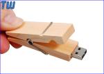 Wooden Clothes Clip Durable Waterproof 2GB Thumbdrives Flash Disk