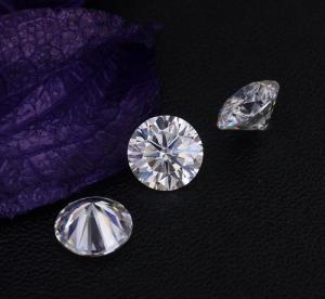 Quality 0.85Ct 6mm Genuine Diamond Moissanite VVS Round Shape Excellent Cut wholesale