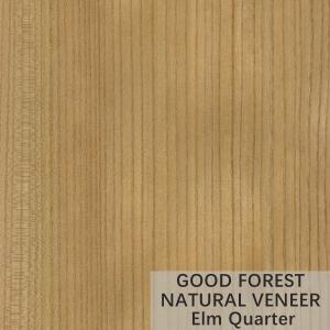 Quality ELM Natural Wood Veneer Crown Cut Grain Provide Customized Service wholesale
