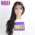 Raw Brazilian Human Hair Lace Front Wigs 180% Curly Wigs Water Wave Lace Front