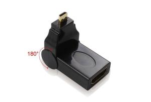 Quality factory wholesale 180 degree rotatable HDMI to Mini HDMI adapter/HDMI A TO HDMI D wholesale