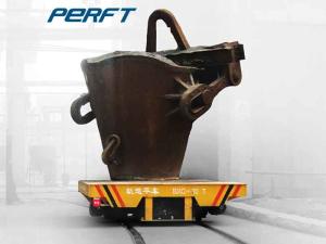 Quality Electric Hot Metal Motorized Ladle Transfer Trolley Easy Operation wholesale