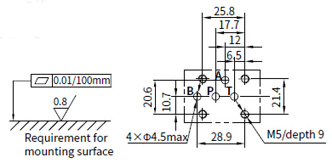 Variable Hydraulic Control Valve , Mobile Cylinder Hydraulic Pilot Operated Directional Control Valve