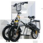 Folding Portable Electric Tricycle Bike 350W 48V Motor LCD Display
