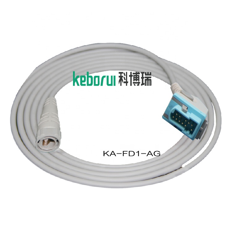 Fukuda Denshi Blood Pressure Monitor IBP Adapter Cable Compatible