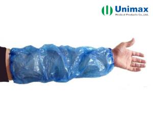 Quality Disposable PE waterproof arm cover sleeves for medical/food wholesale
