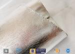 25oz Sliver Aluminium Foil Laminated Fiberglass Fabric Non Combustible