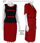 Wholesale Suits Short-Sleeve 3 Piece Suit Red Dress Suits