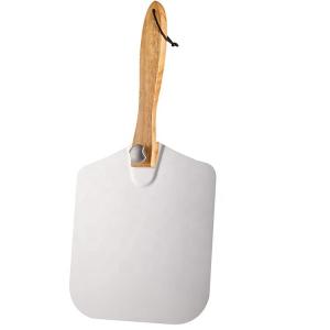 Quality 12&quot;*14&quot;*25'' Pizza Turning Peel Foldable Wooden Handle Aluminum Pizza Peel wholesale