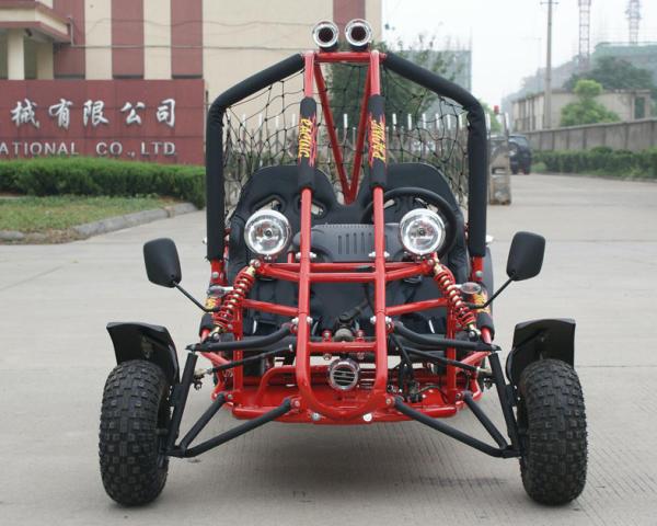 110cc Air Cooled CDI Electirc Start Single Seat Go Kart Tray Brake 12V 6.5AH