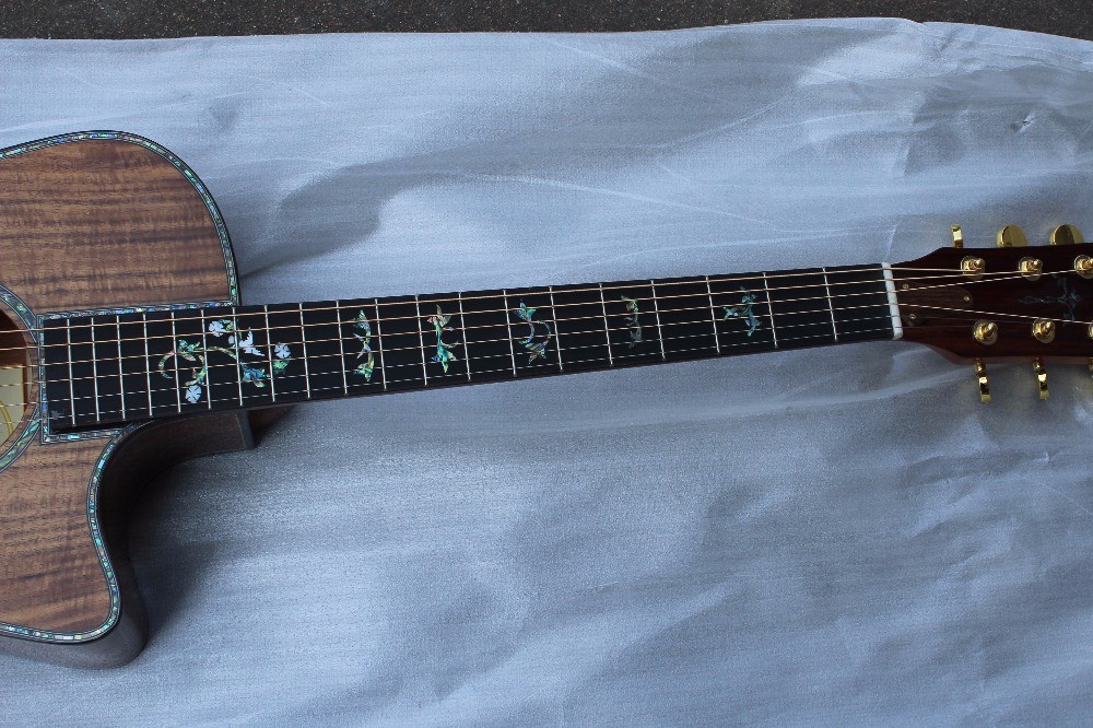 KOA 916 Solid Wood Acoustic Guitar with Ebony Fretboard