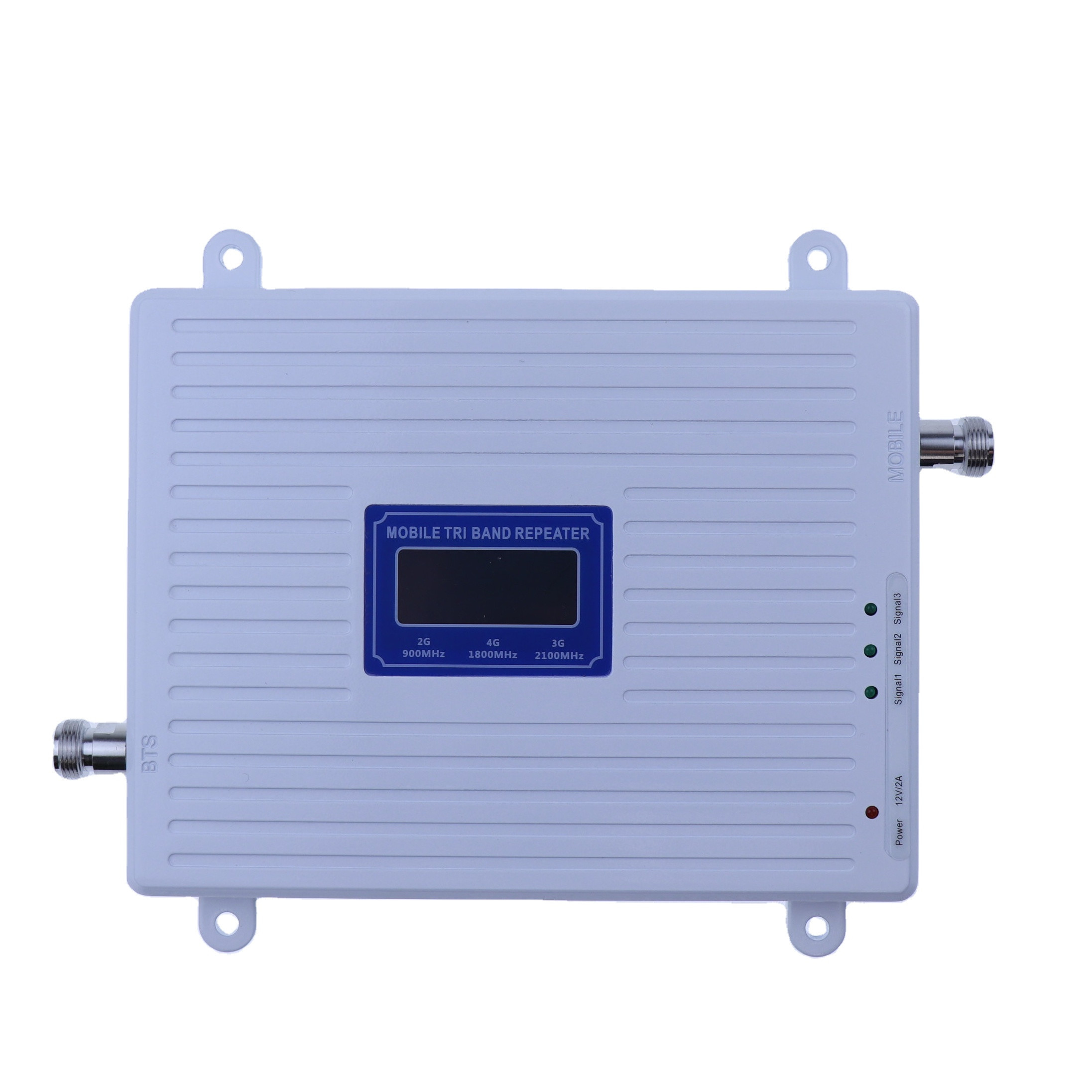 Signal Booster 900/1800/2100mhz Factory price high power 70db amplifier 2G/3G/4G tri band mobile phone signal booster