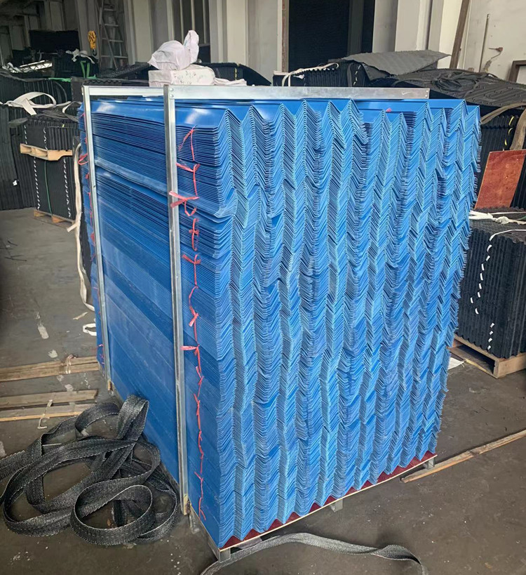 Counter Flow PVC Mist Eliminator Cross Flow Cooling Tower Fill Replacement
