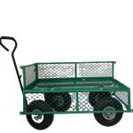 Four-wheel Heavy Duty Garden Cart Wagon Cart 86*46*85 Dimension for Versatile