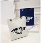Canvas shoulder bag leisure female bag bucket casual Korean version of the hand