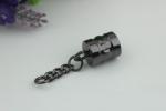 New design 13 mm width zinc alloy jewelry suede big bulk leather key tassel